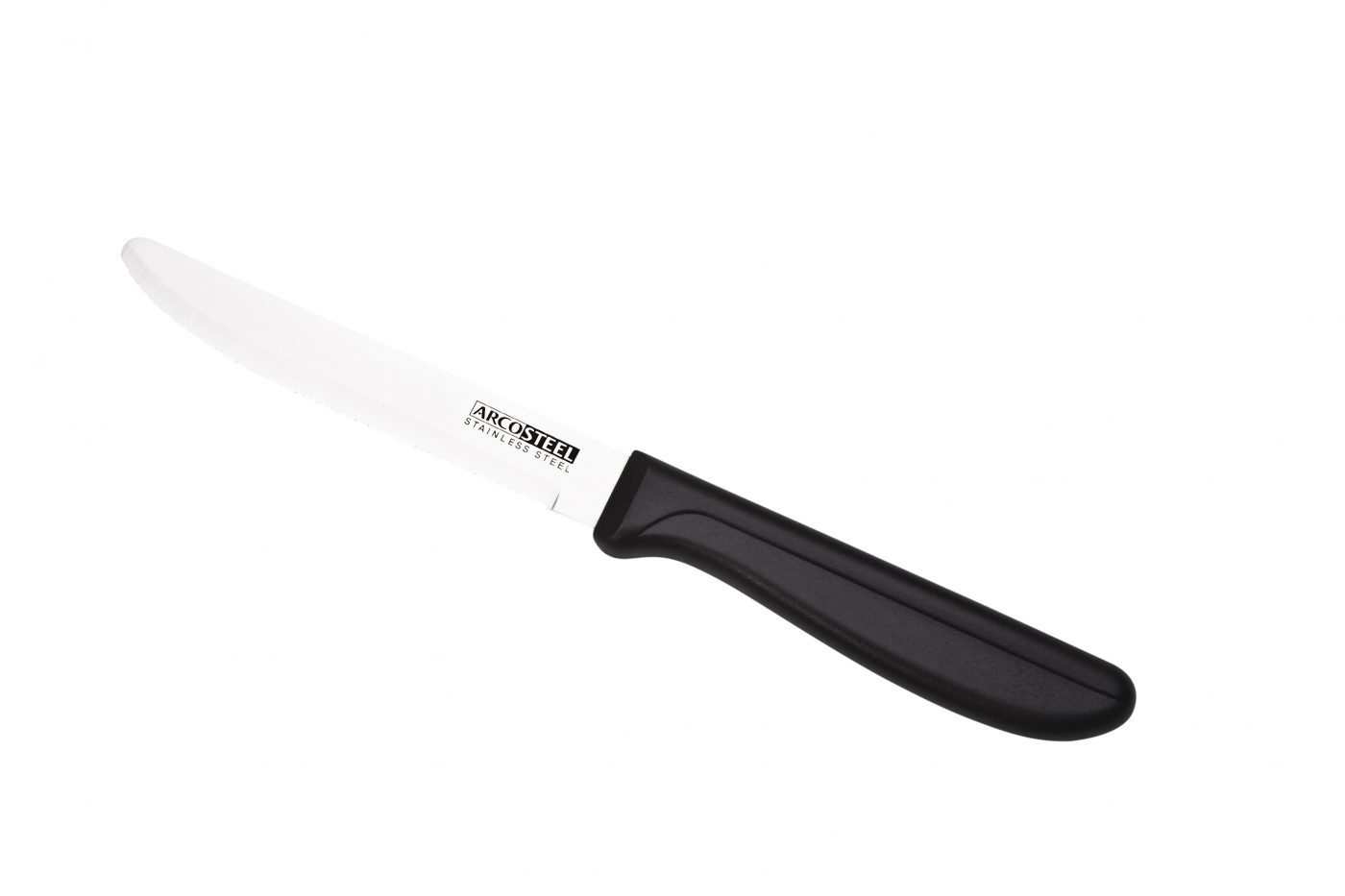 סכין משוננת 12 סמ שחורה